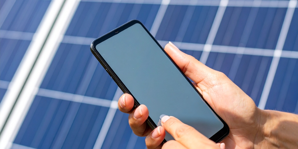 App control placas solares